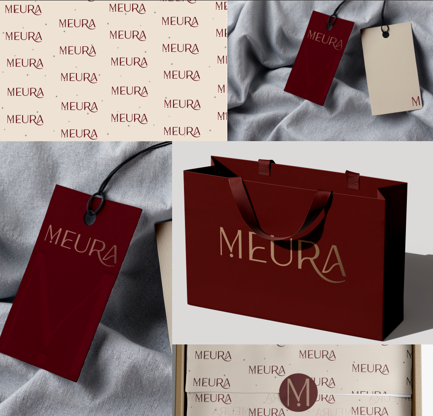 Clothing brand visual identity and branding project